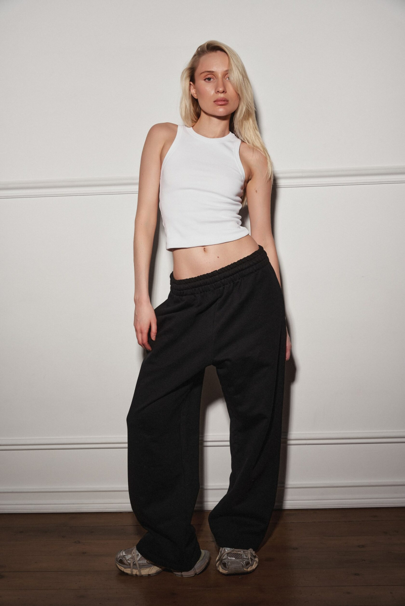 Палаццо COTTON PALAZZO BLACK YONS, цвет: Черный,  купить онлайн