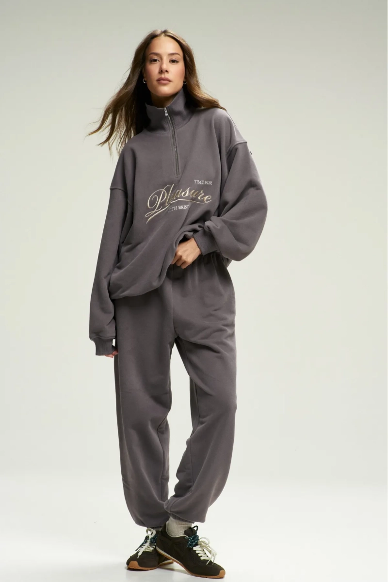Джоггеры OVERsized Forest Grey