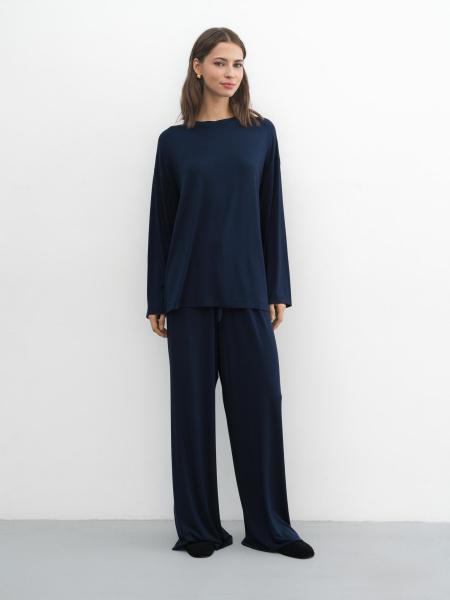Костюм из бамбука Serenity PURE LINEN, цвет: синий,  купить онлайн