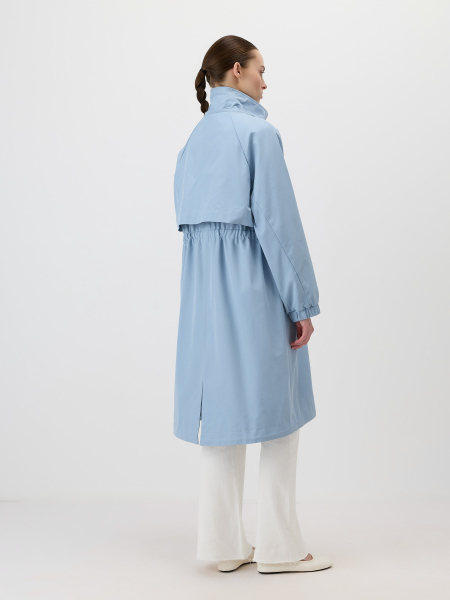 Плащ на кулиске с капюшоном Conso, цвет: голубой, SL 260119 - голубой купить онлайн