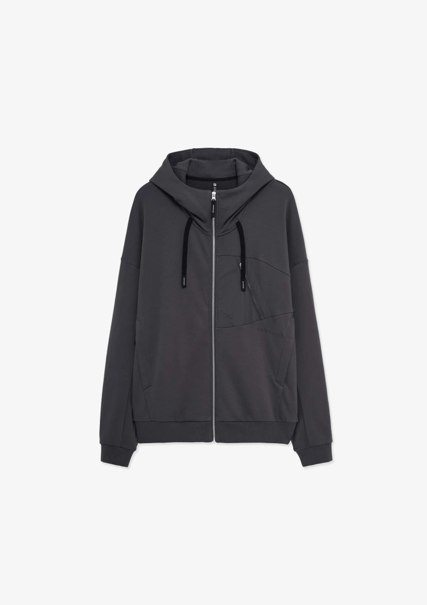 Худи на молнии KRAKATAU, цвет: темно-серый, Fu121-2 купить онлайн