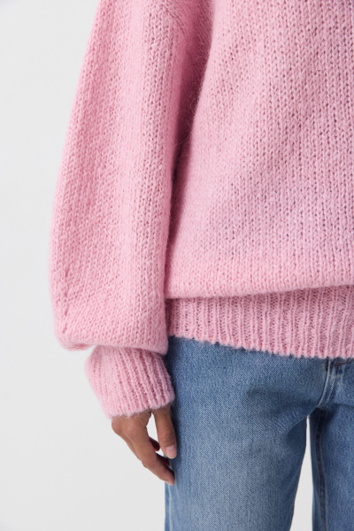 Джемпер из шерсти мериноса Charmstore, цвет: розовый, 303-41898-221 купить онлайн