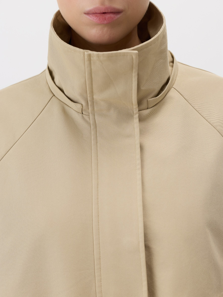 Плащ на кулиске с капюшоном Conso, цвет: бежевый, SL 260119 - бежевый купить онлайн