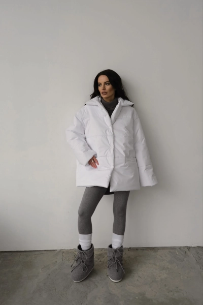 Пуховик SOFT MINI, цвет: белый, НФ-00000448 купить онлайн