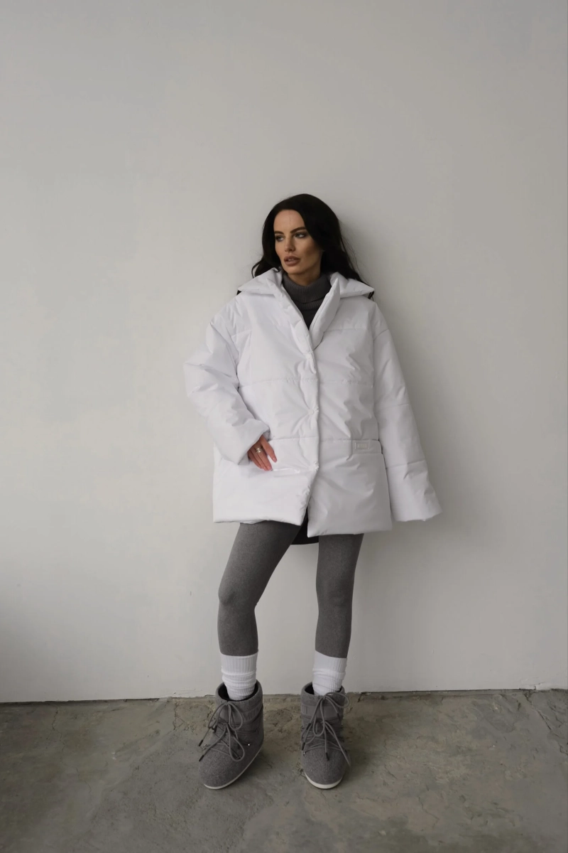 Пуховик SOFT MINI, цвет: белый, НФ-00000448 купить онлайн