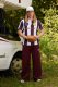 Футболка-поло STRIPES JERSEY SORRY, I’M NOT, цвет: Бордовый,  купить онлайн