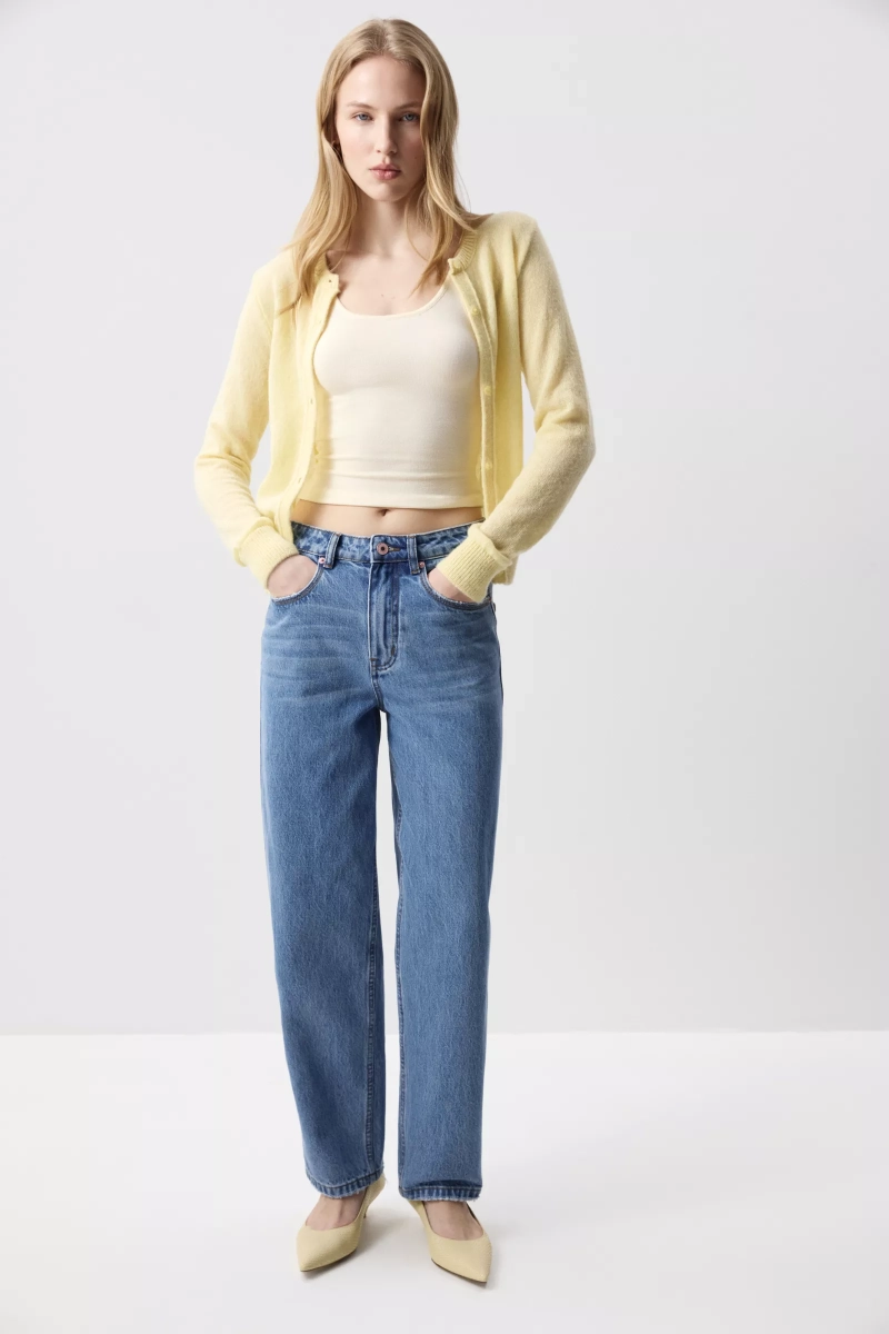 Джинсы-баллон Charmstore, цвет: светло-синий, 401-376101-679 купить онлайн