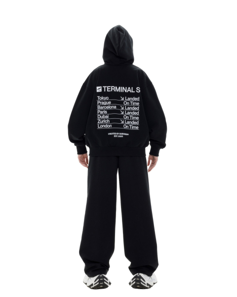 Худи ZIP TERMINAL S `25 Suborbia, цвет: black, 04697 купить онлайн