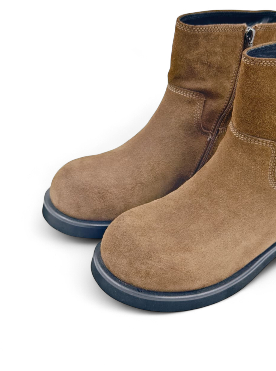 Ботинки зимние из натуральной замши GRANDERA, цвет: коричневый hn539-3630-n837/m (869) купить онлайн