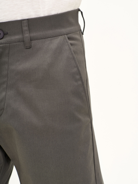 Шорты из хлопка Classic Straight BUCHNER, цвет: графит PN0123003GT |новая коллекция купить онлайн