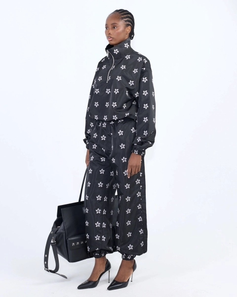 Брюки с принтом ASIA ST 71, цвет: Черный, Ast71.pants-pattern-logo-bl купить онлайн