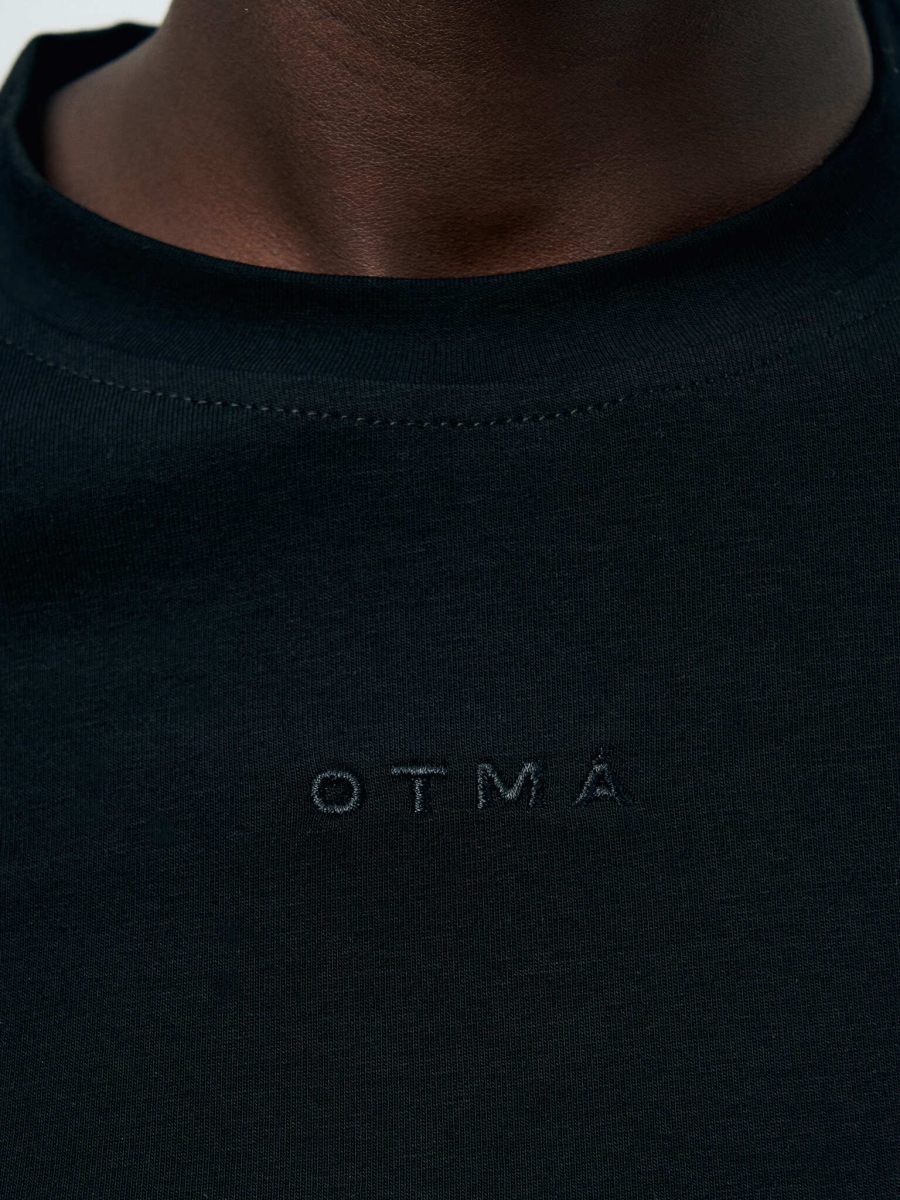 Футболка слим "OTMA" OTMA, цвет: Чёрный  купить онлайн