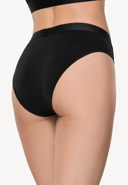 Трусы женские из хлопка MUTED, цвет: Черный 905423.WPAN0026-Black купить онлайн
