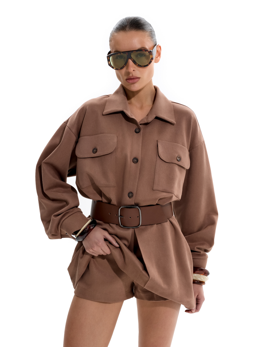 Комбинезон "1894" ANOTHER SELECT, цвет: коричневый, 00043 купить онлайн