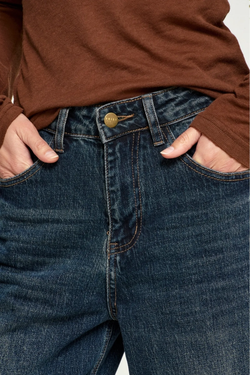 Джинсы BAGGY Dark Blue Erist store, цвет: синий, НФ-00002854 купить онлайн