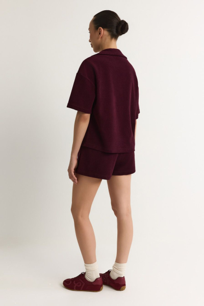 Шорты из смесового хлопка TOPTOP, цвет: Бордовый, TT.038.15374.330 купить онлайн