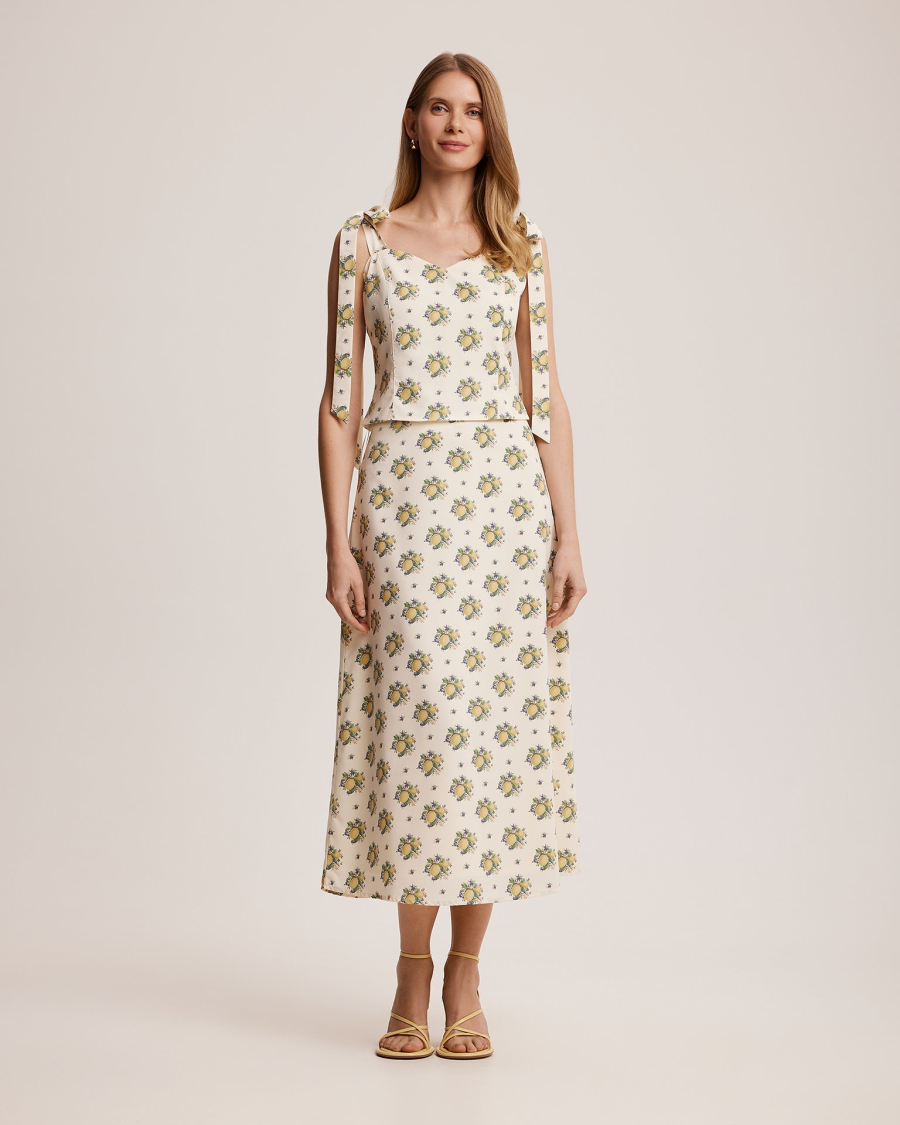 Юбка To be Blossom, цвет: light-beige, 051416 купить онлайн