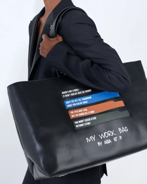 Сумка тоут WORK BAG BLAC ASIA ST 71, цвет: Черный Ast71.workbag-black купить онлайн