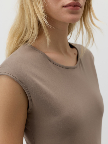 Футболка-топ Conso, цвет: капучино, PF 260414 - капучино купить онлайн