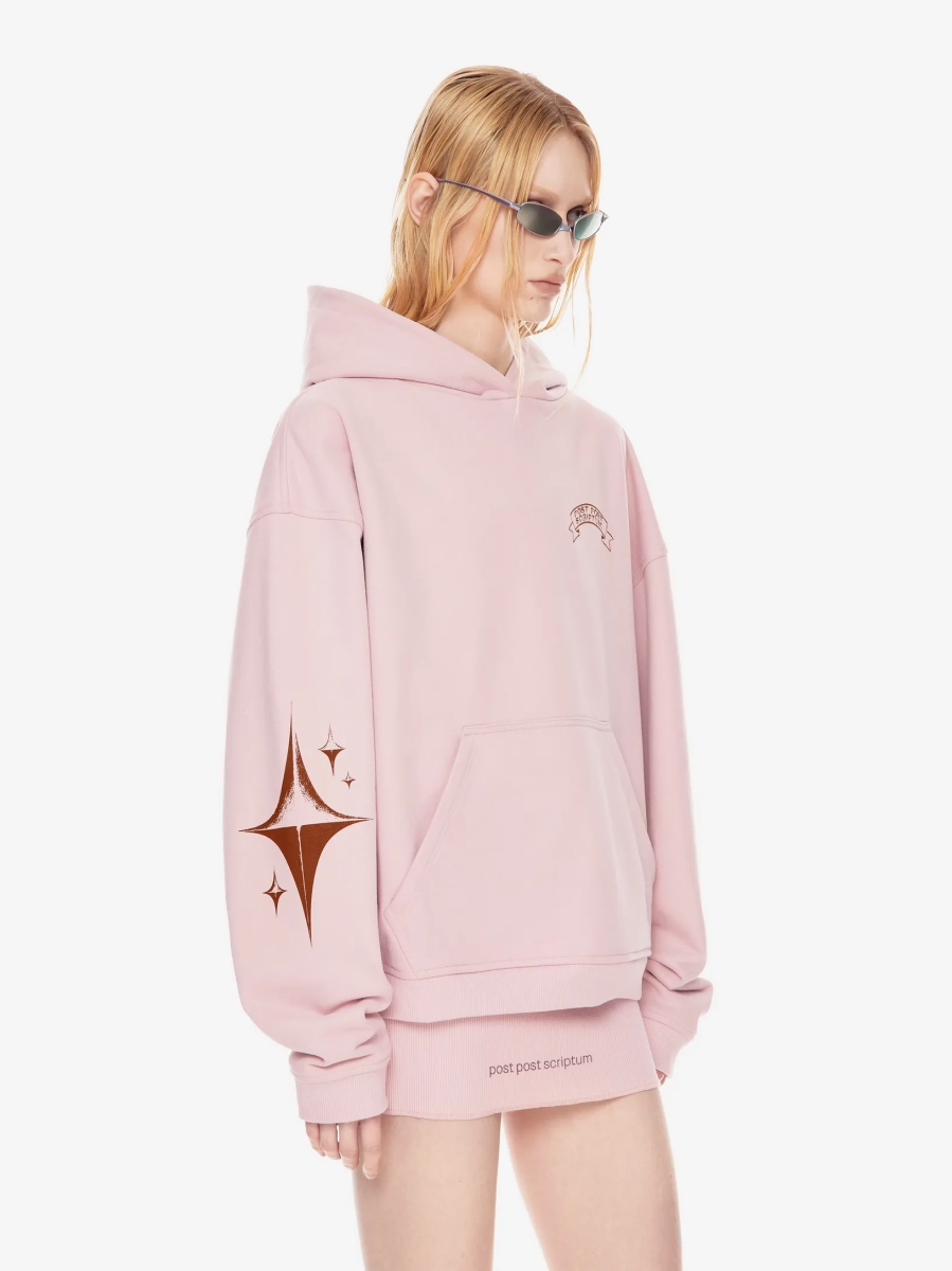 Худи с принтом POST POST SCRIPTUM, цвет: розовый, 1125.002.00.04.420 купить онлайн