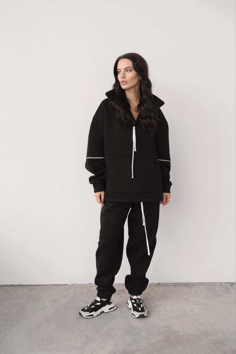 Анорак с начёсом Flow MINI, цвет: Черный, НФ-00000442 купить онлайн