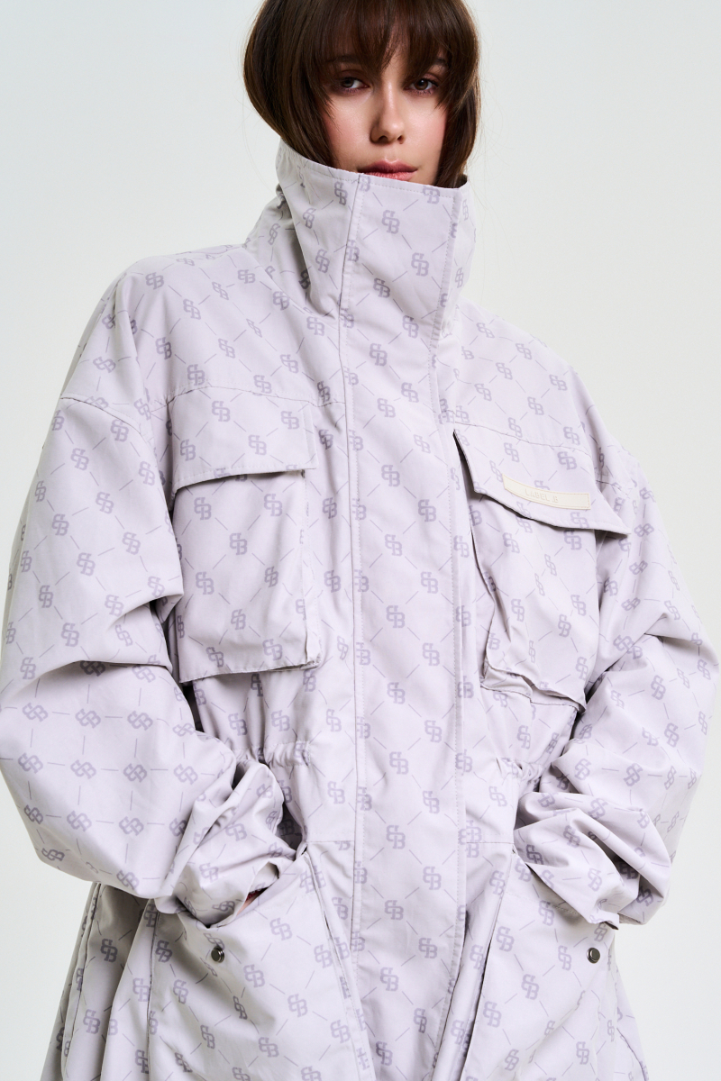 Парка с паттерном LIGHT GREY Label .B, цвет: light grey, Jc.33.5.5924/2LGR купить онлайн