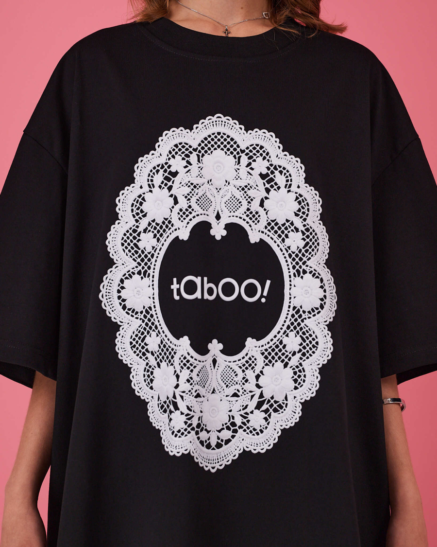Футболка кружева TABOO, цвет: Черный, TLaceBl купить онлайн