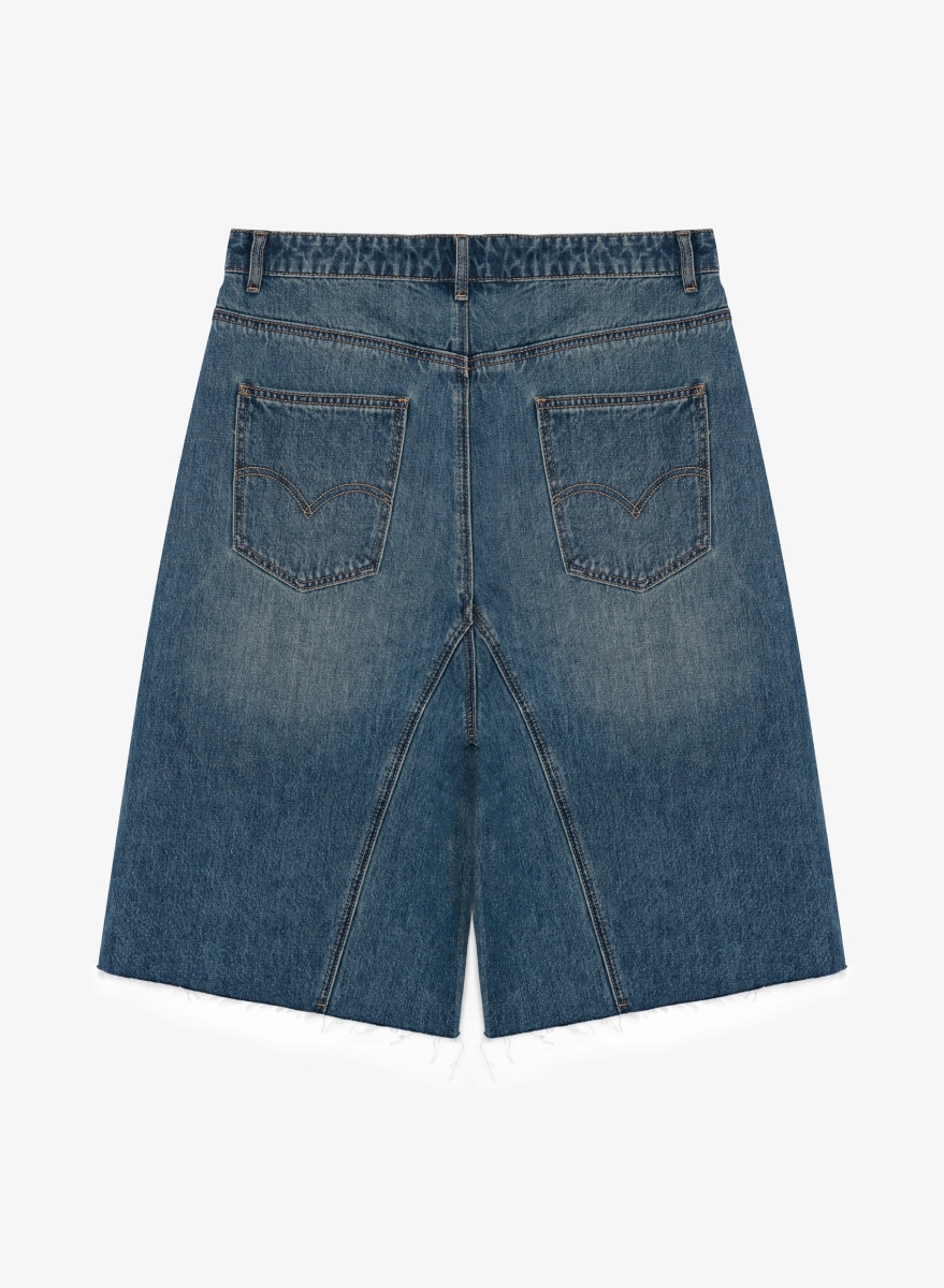 Шорты из денима винтаж F | ABLE, цвет: темно-синий, SHRTS-FBL-VNTG-LS-BL купить онлайн