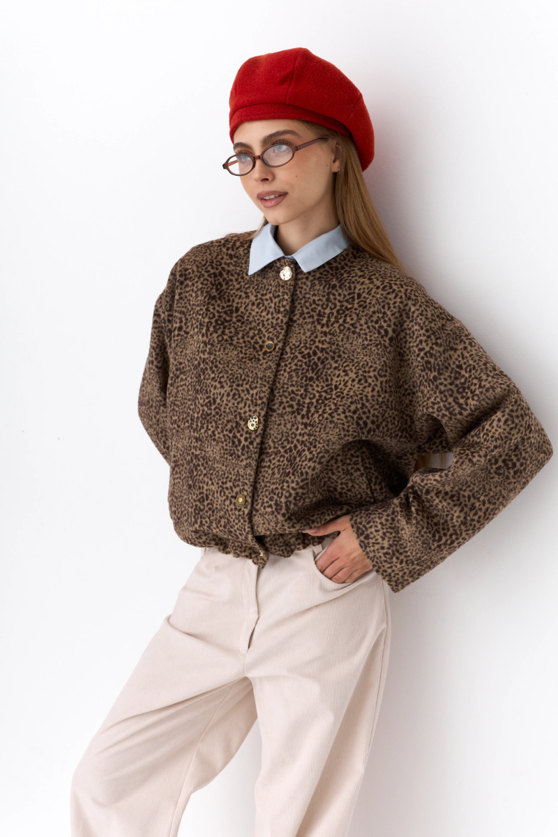 Жакет с акцентными пуговицами