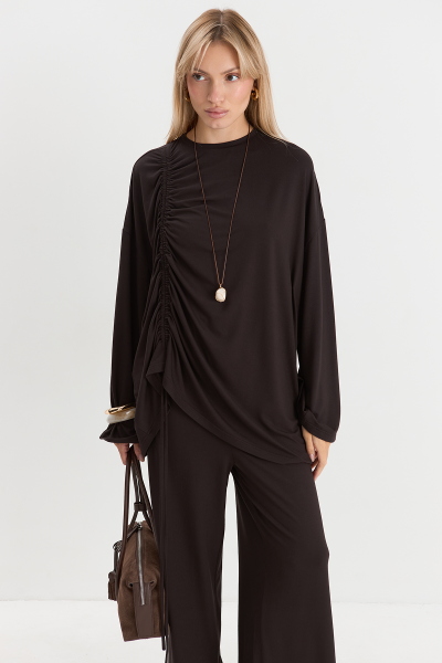 Костюм из вискозы с кулисой MIA AIM, цвет: шоколадный, MIA683 купить онлайн