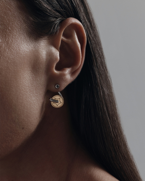 Джекеты “Двойка пентаклей” с подвижной деталью — монетой Darkrain, цвет: биколор, LS3036 купить онлайн