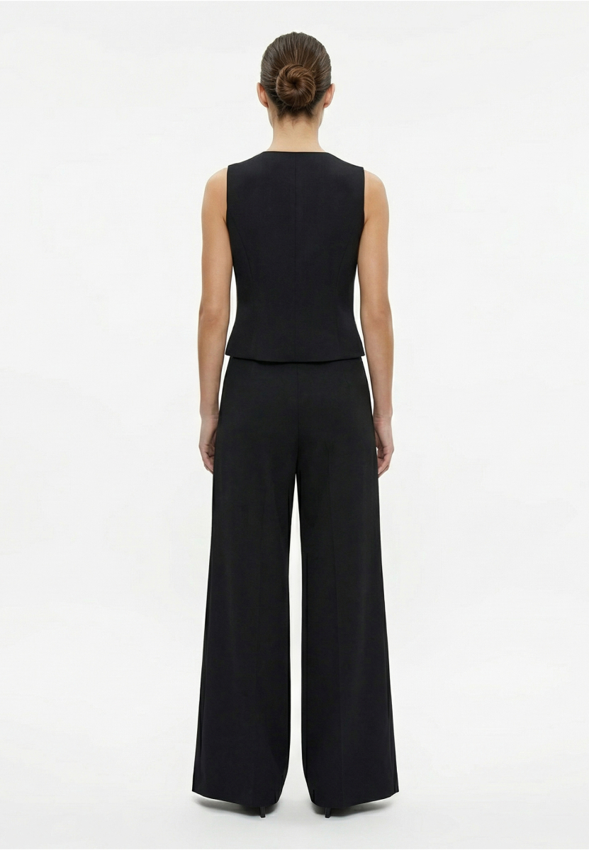 Жилет из костюмной ткани REFERT, цвет: Черный, 05-4154/1-2511 купить онлайн