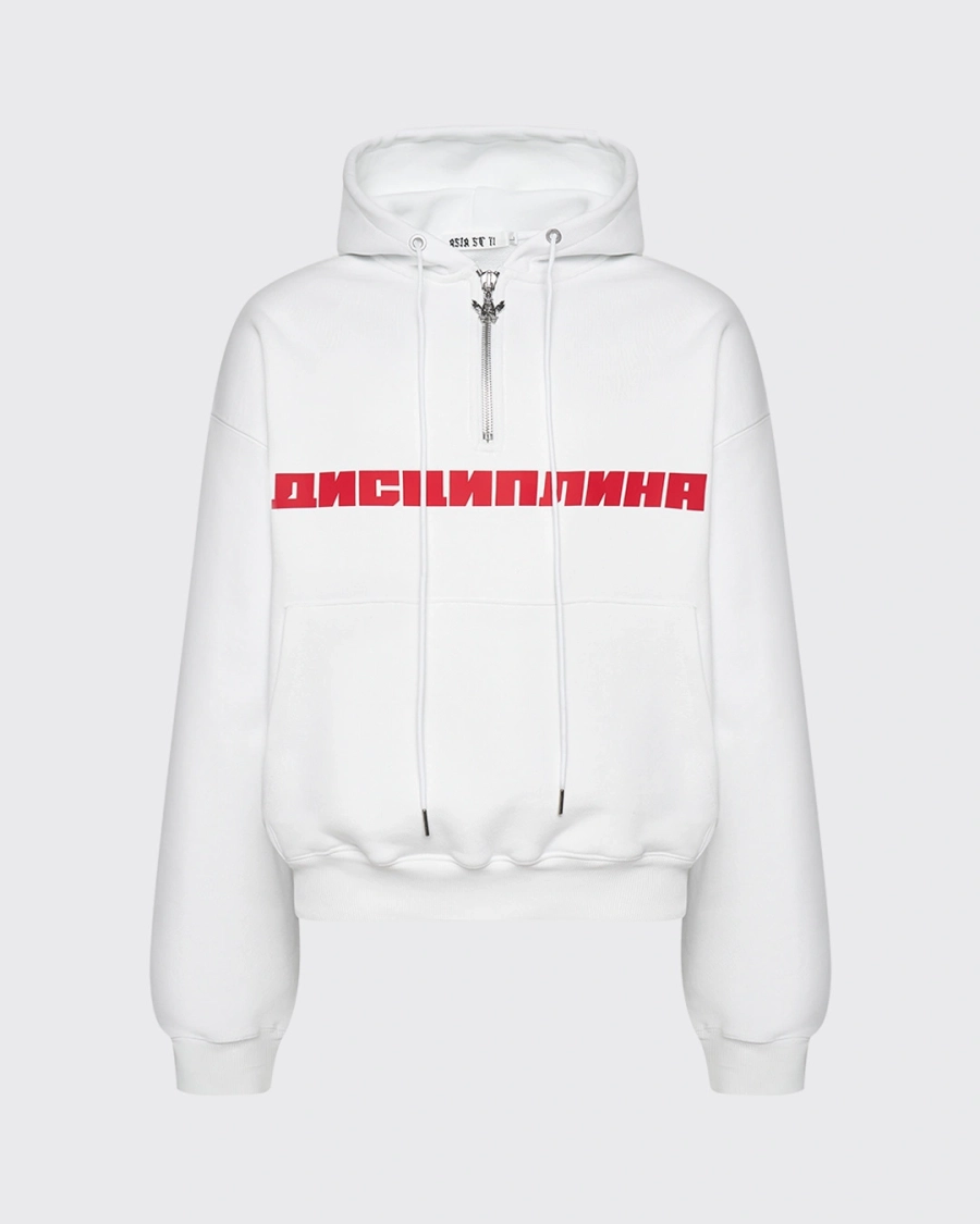Худи Дисциплина ASIA ST 71, цвет: белый, Ast71.hood-discipline-wh купить онлайн