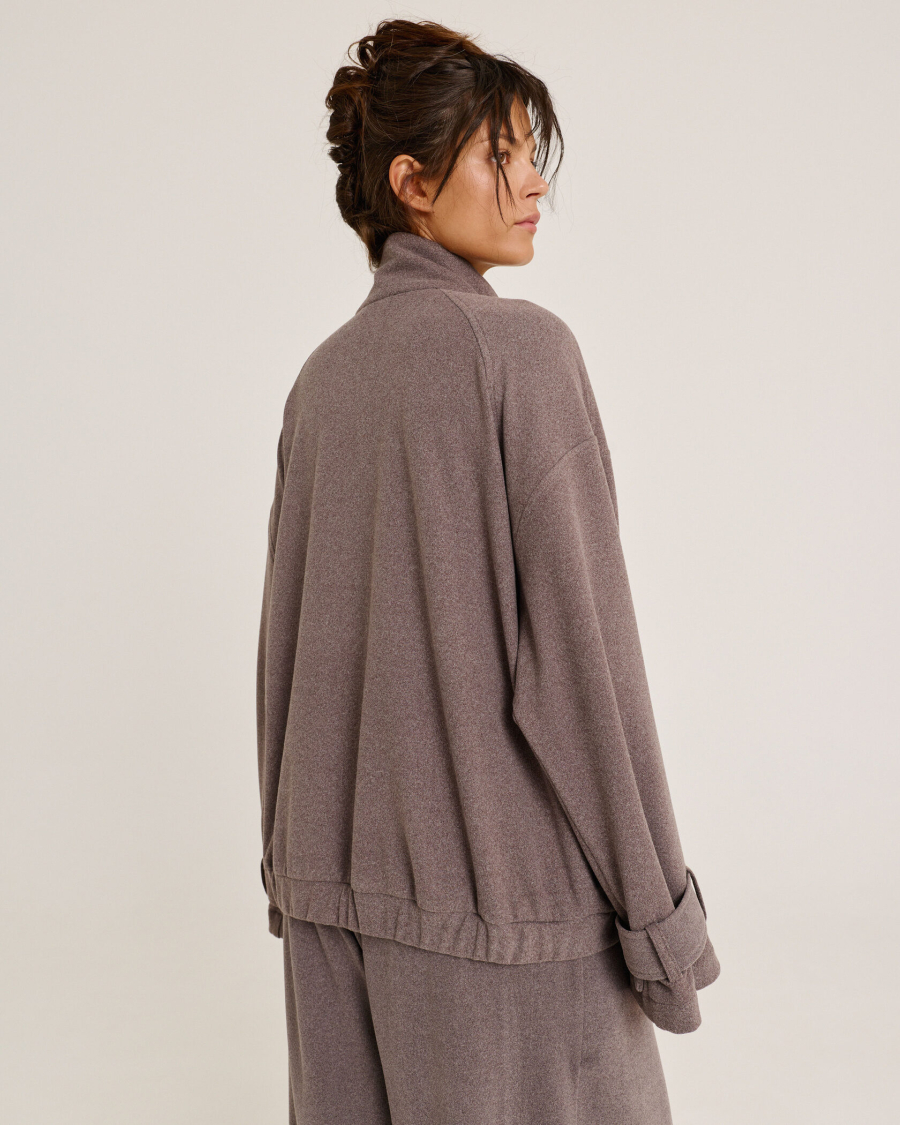 Анорак из фланели BROWN Anmuse, цвет: коричневый, AN25W205-BROWN-1 купить онлайн