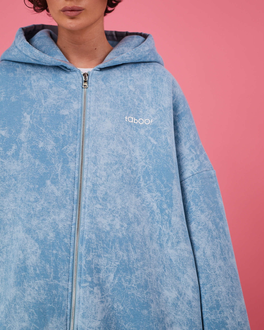 Табуха на молнии варенка TABOO, цвет: голубой, Tz13 купить онлайн