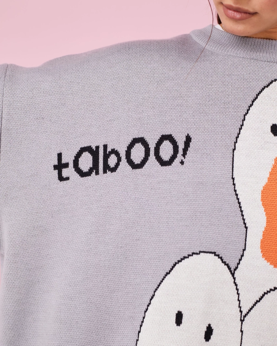 Свитер Крылатый TABOO, цвет: серый, SVwing купить онлайн