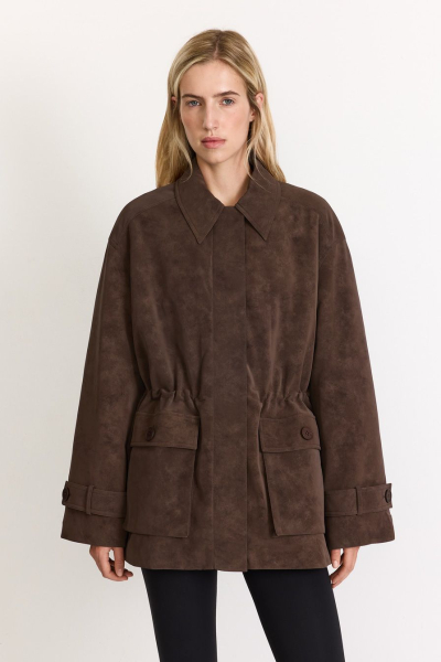 Куртка из смесового хлопка TOPTOP, цвет: коричневый, TTS.040.17506.700 купить онлайн