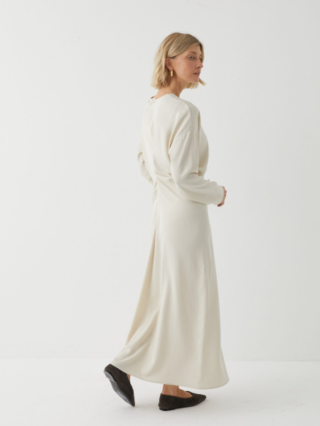 Платье со складкой Marou, цвет: белый,  купить онлайн
