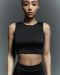 Топ лодочка SECOND SKIN BLACK YONS, цвет: Черный  |новая коллекция купить онлайн