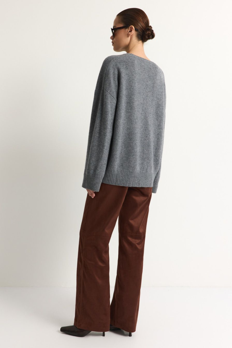 Джемпер из 100% шерсти мериноса TOPTOP, цвет: серый меланж, TTS.050.18935.820 купить онлайн