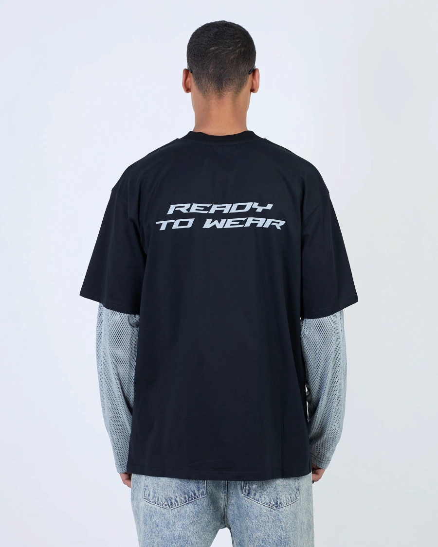 Лонгслив JERSEY MESH SLEEVES BLACK ASIA ST 71, цвет: Черный, Ast71.lsleevs-jersey-mesh-bl купить онлайн