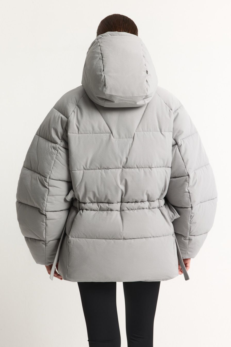 Пуховик с капюшоном TOPTOP, цвет: серый, TT.042.17963.800 купить онлайн