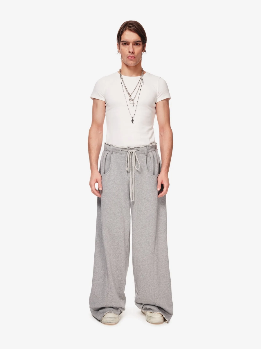 Трикотажные брюки p.p.s., цвет: серый,  купить онлайн