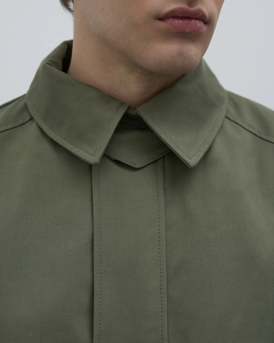 Ветровка-тренч Italian Cotton BUCHNER, цвет: хаки, CO0123008KH со скидкой купить онлайн