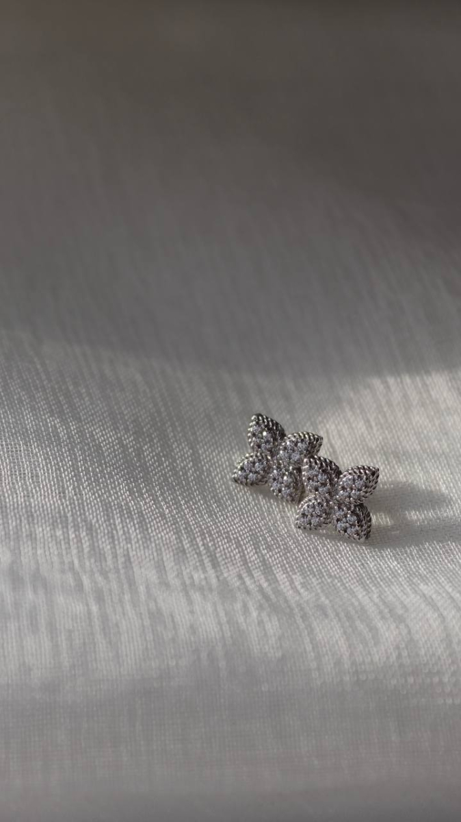 Пусеты Tosya Store, цвет: серебро, 901062652 купить онлайн