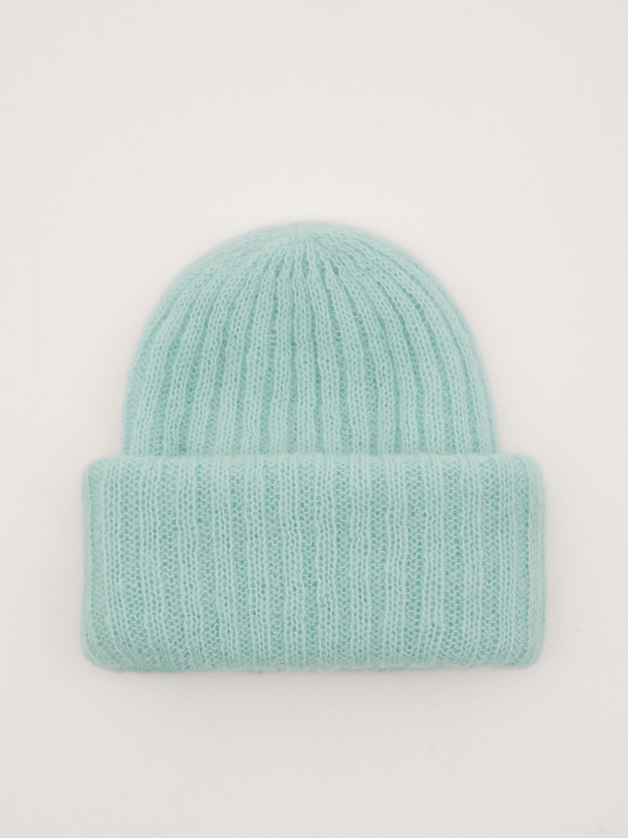 Шапка из объёмной пряжи Chaika, цвет: бирюзовый SH-135 купить онлайн