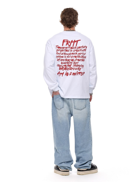 Лонгслив с принтом FRHT, цвет: белый, LSSKLWT купить онлайн