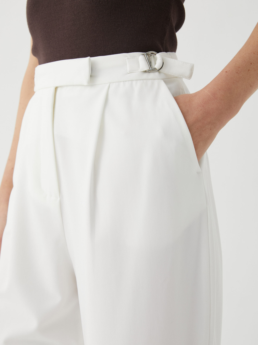 Широкие брюки Marou, цвет: белый, Mar_26021003 купить онлайн
