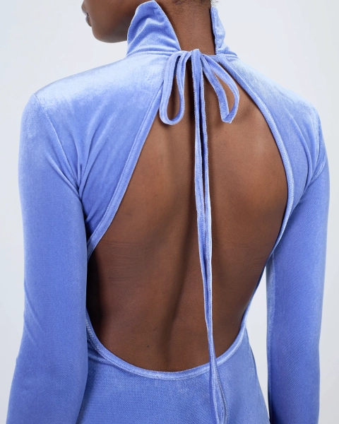 Платье VELVET MAXI VIOLET ASIA ST 71, цвет: синий, Ast71.dress-velvet-violet купить онлайн