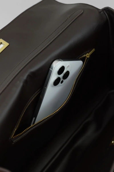 Сумка средняя через плечо brand salad, цвет: коричневый J-704-PHR 6943 купить онлайн